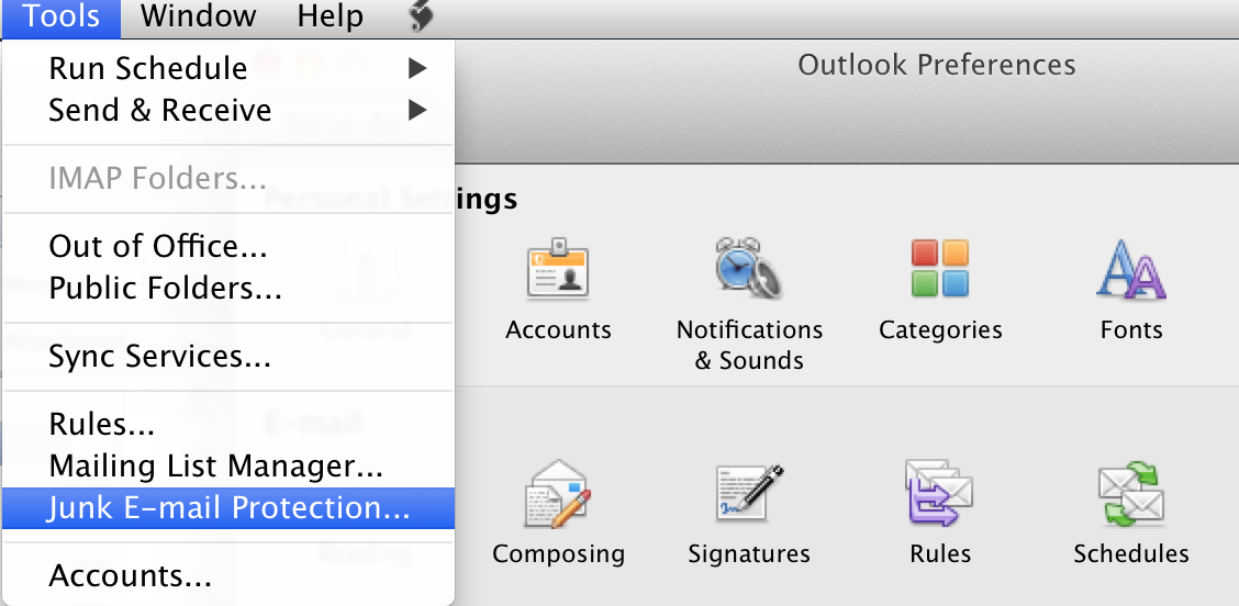 microsoft outlook for mac 2011 out of office message greyed out